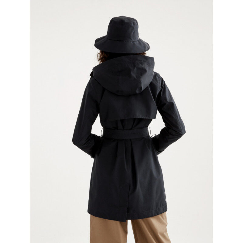 Trench court Gore-Tex® à capuche - Veste imperméable femme