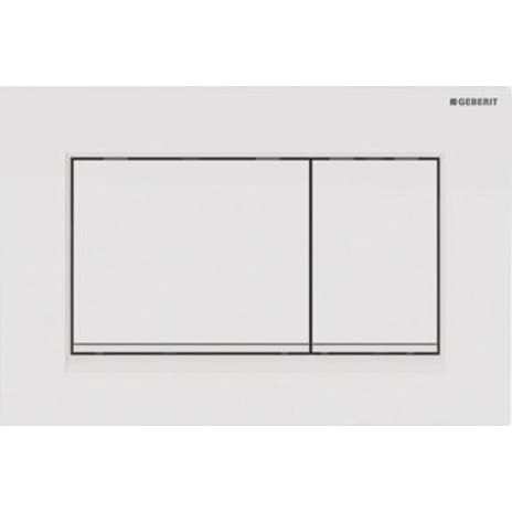 GEBERIT SIGMA30 betjeningsplade 246x164x12 mm alpin-hvid