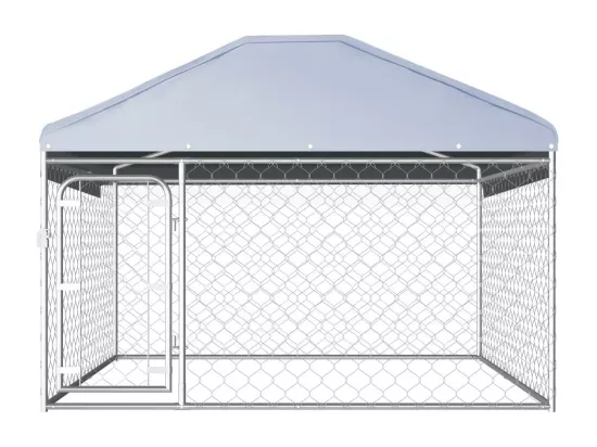 Chenil extérieur cage enclos 200 x 200 x 100 cm 02_0000452
