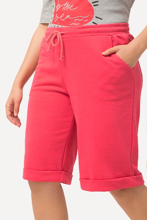 Sweatshorts Mary, weites, gerades Bein, Elastikbund