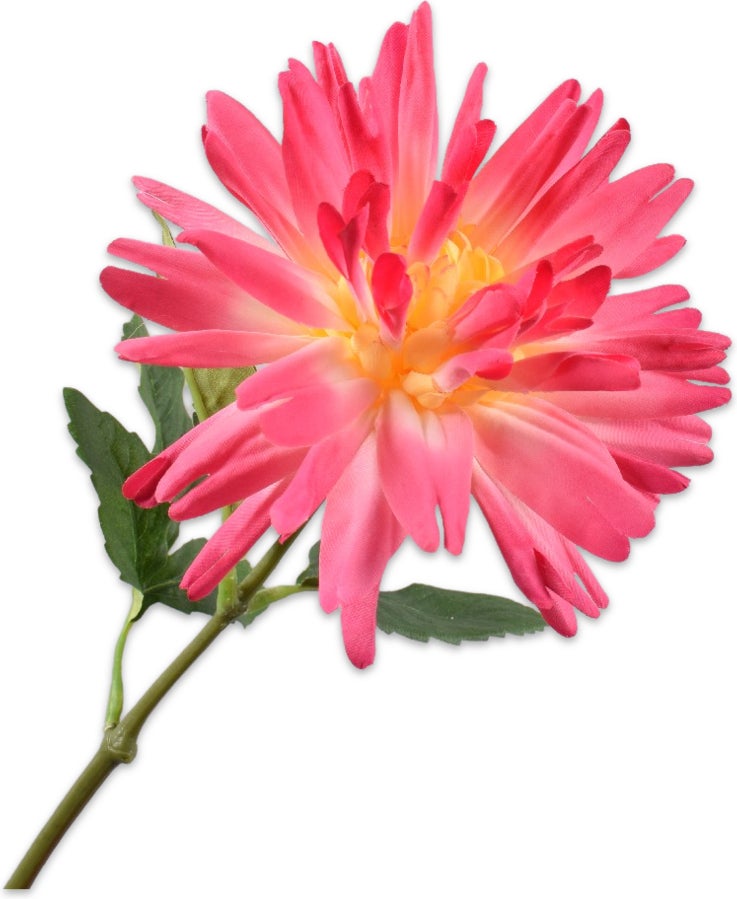Silk-Ka kunstbloem Dahlia roze 59 cm
