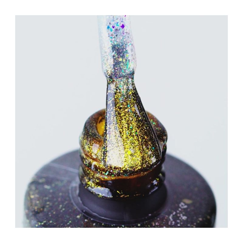 Vernis semi permanent Galaxy fx top coat 801 palladium MNP 14ml