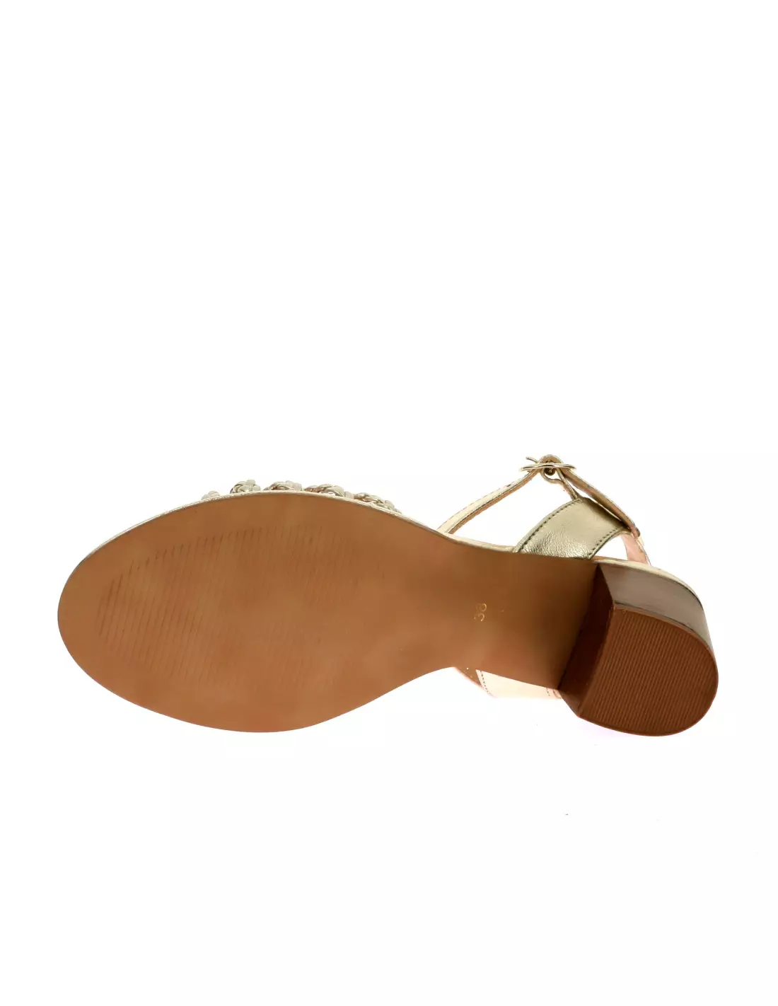 LES TROPEZIENNES LANIA - Sandales & nu-pieds Or