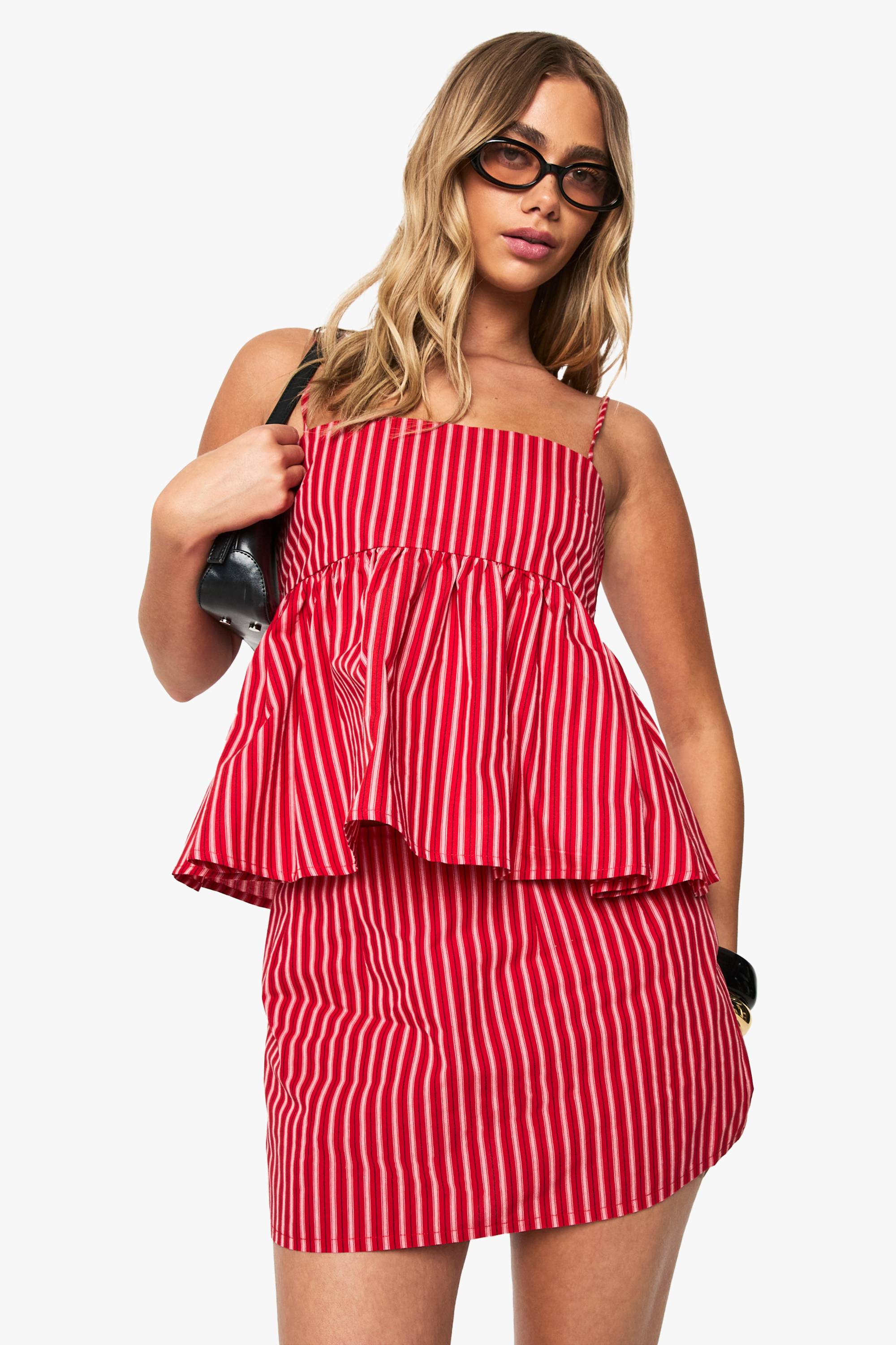 boohoo Jupe mini à rayures