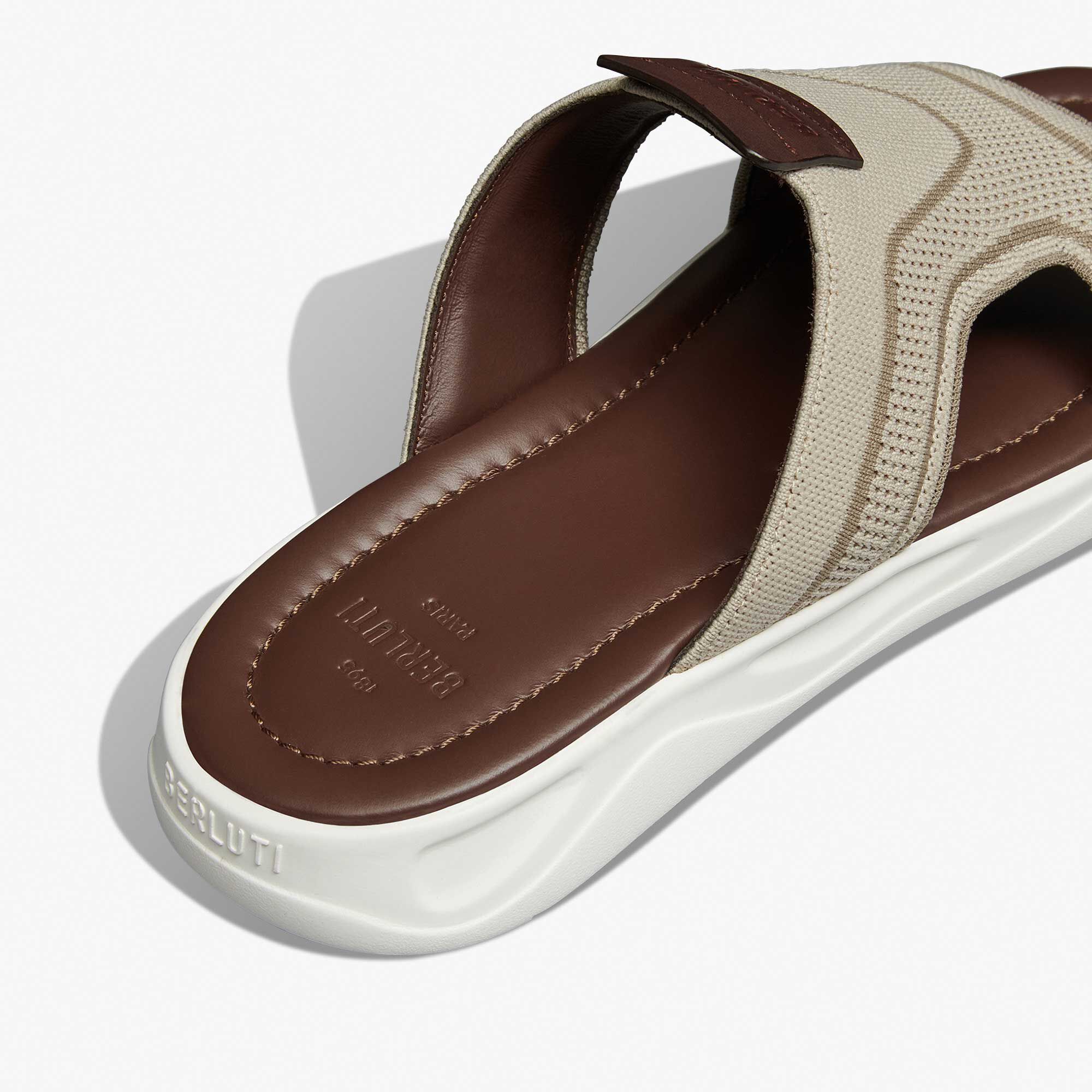 Sandal Shadow En Maille Et Cuir