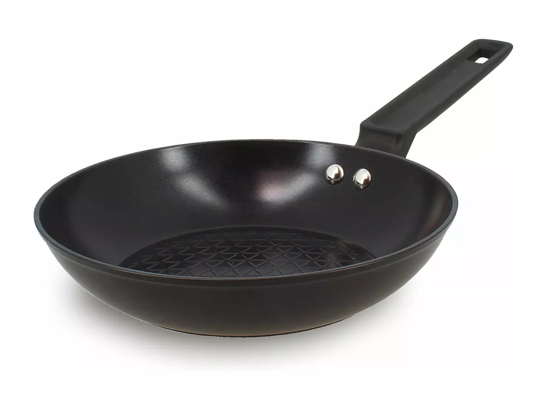 Menastyl - Poele First 20cm En Aluminium Noir Induction