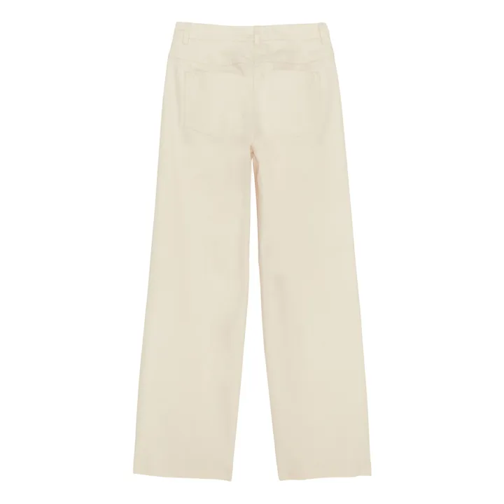 Hartford Pantalon Pad Sergé | Ecru