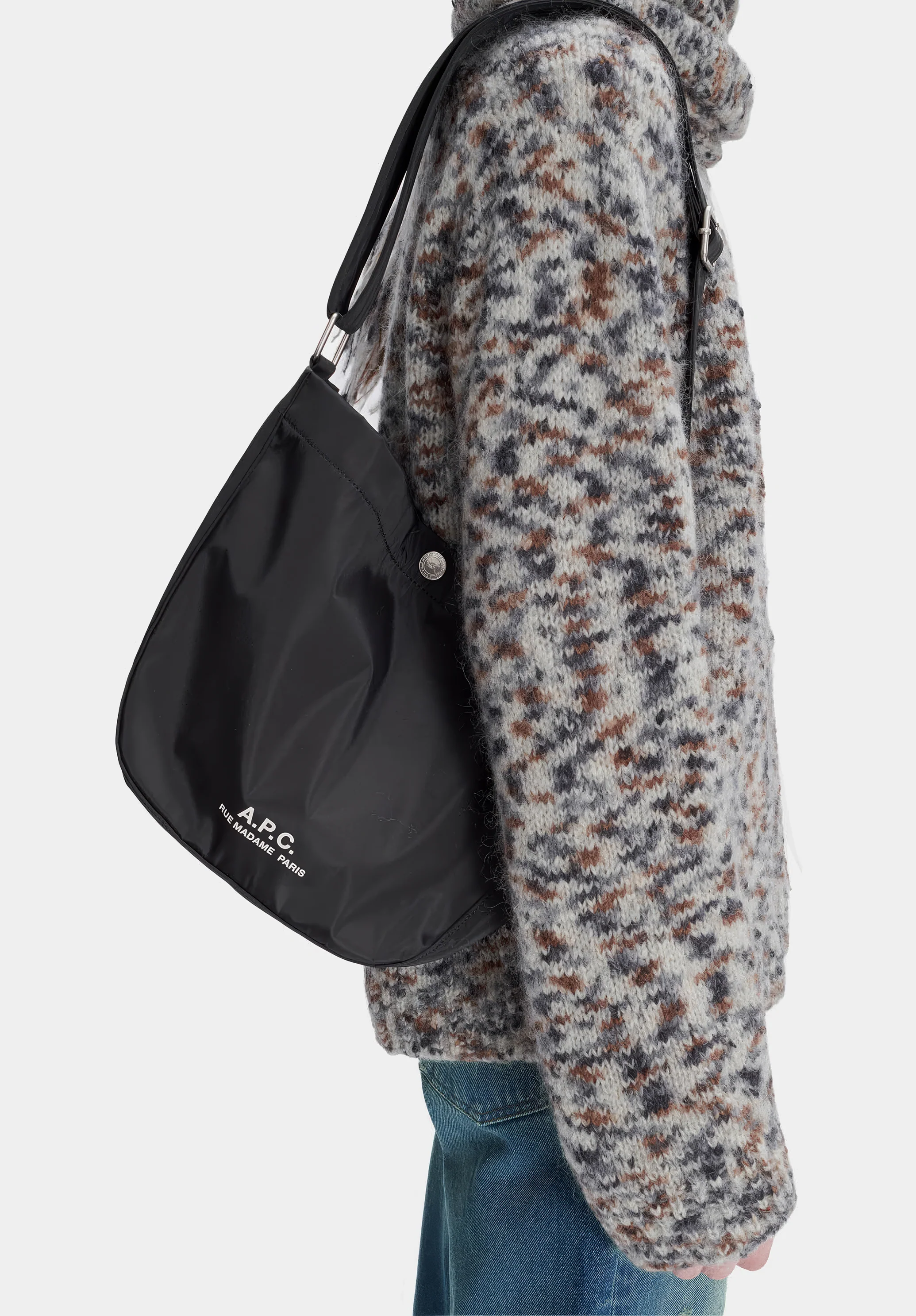 besace journal small - Noir
