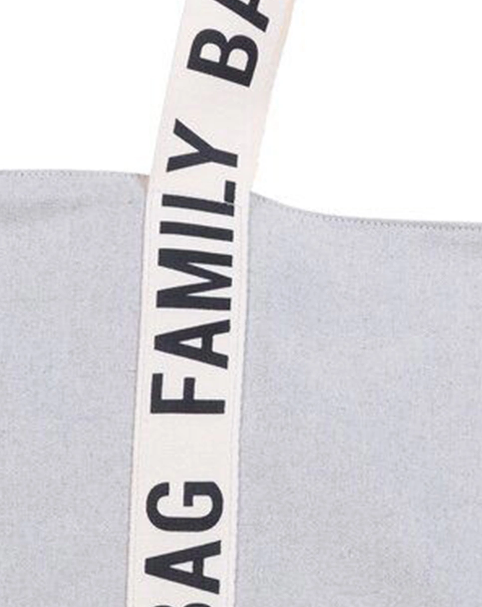 Canvas-Reisetasche FAMILY BAG SIG (55x18x40) in offwhite