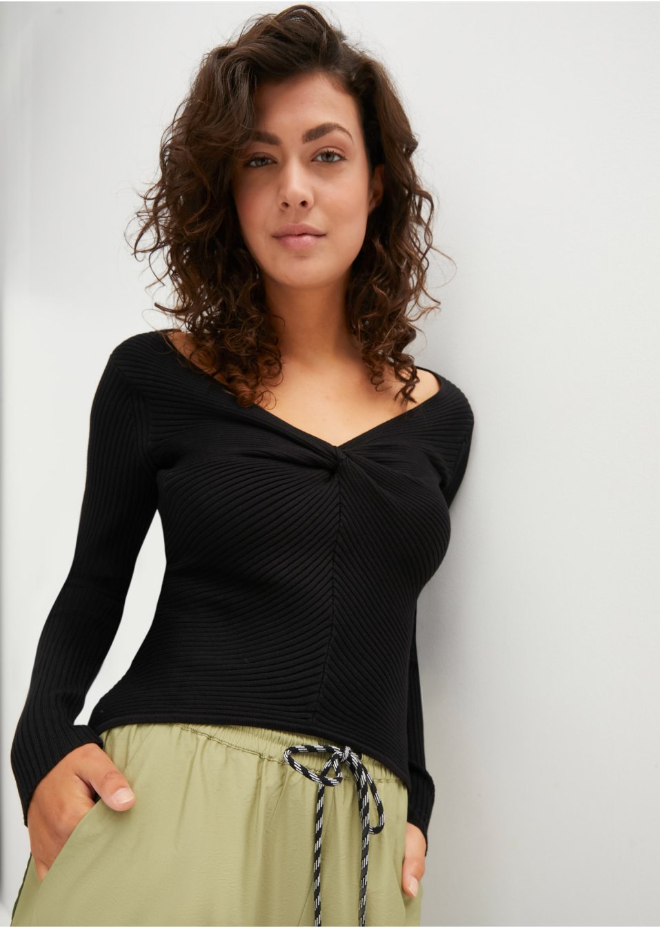 Pull côtelé
