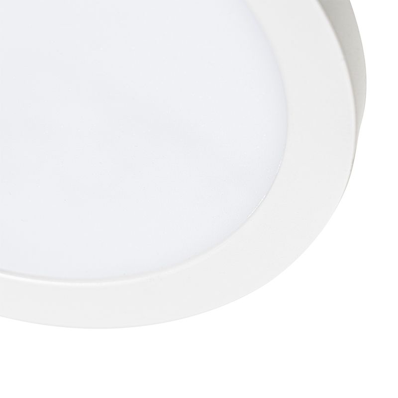 Set van 6 In- of opbouwspot wit 30 cm incl. LED 3 staps dim to warm - Trans