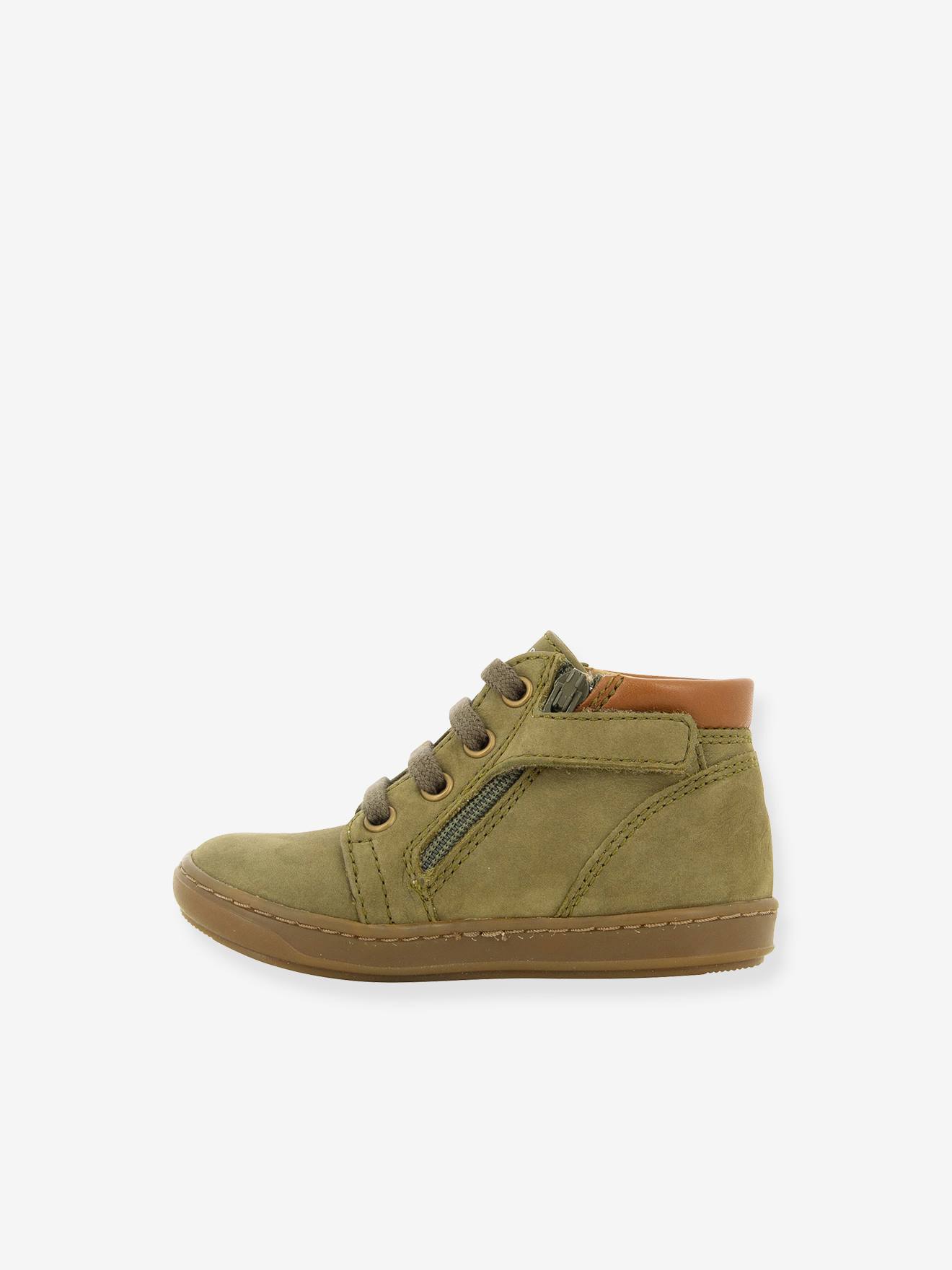 Botins para bebê Bouba Zip Desert Longbeach SHOO POM® cáqui