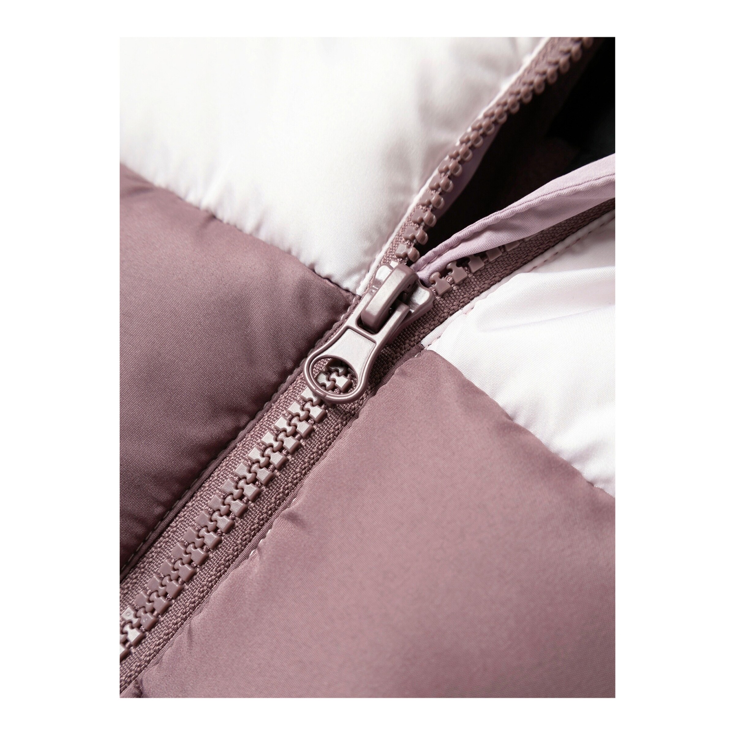 NAME IT Steppjacke mit Kapuze rosa/natur