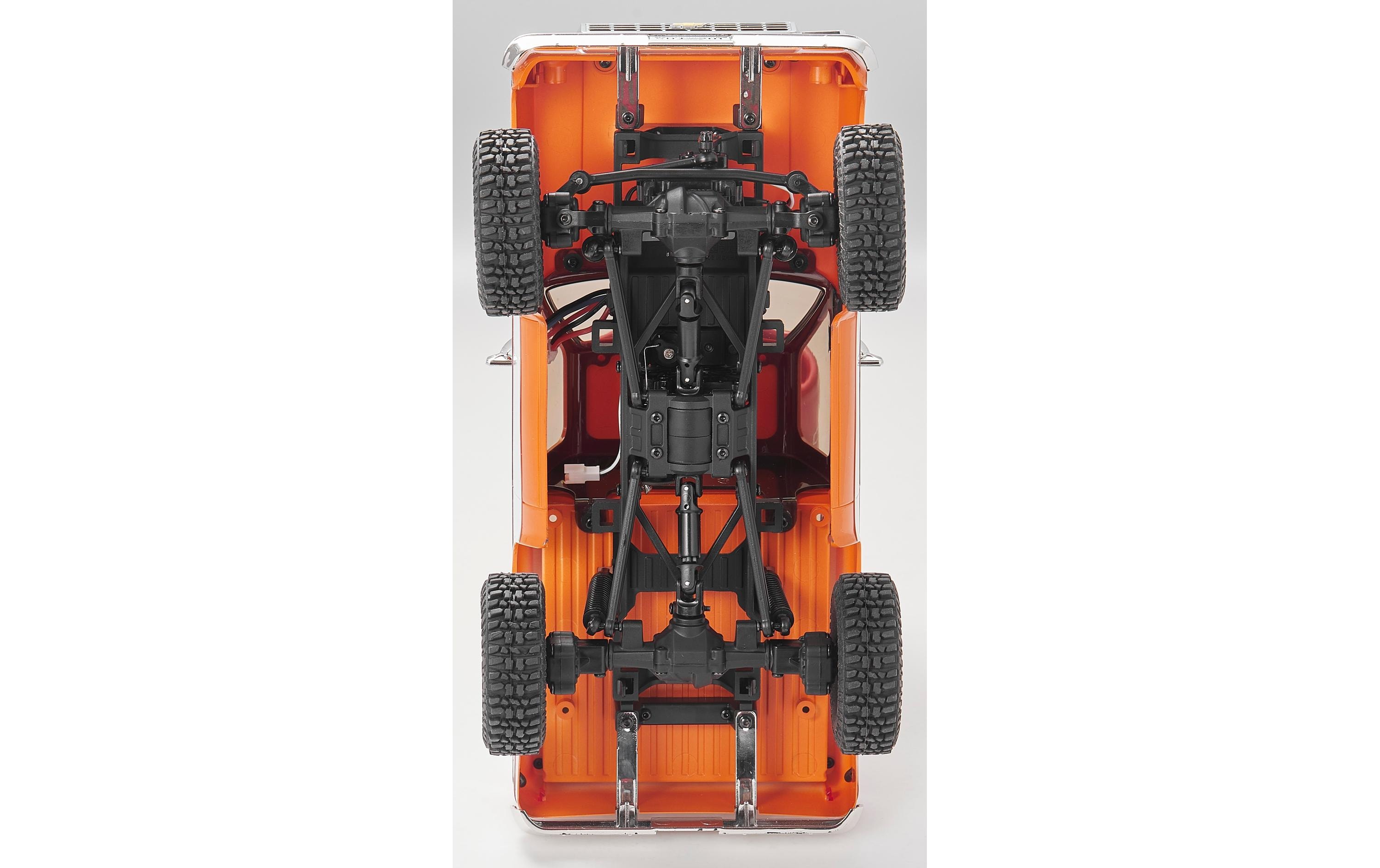 Scale Crawler Chervolet K5 Blazer, Schwarz, RTR, 1:24<br>FCX24 Mini Rock Crawler mit detaillierter Chevy Blazer Karosserie und 2-Gang Getriebe