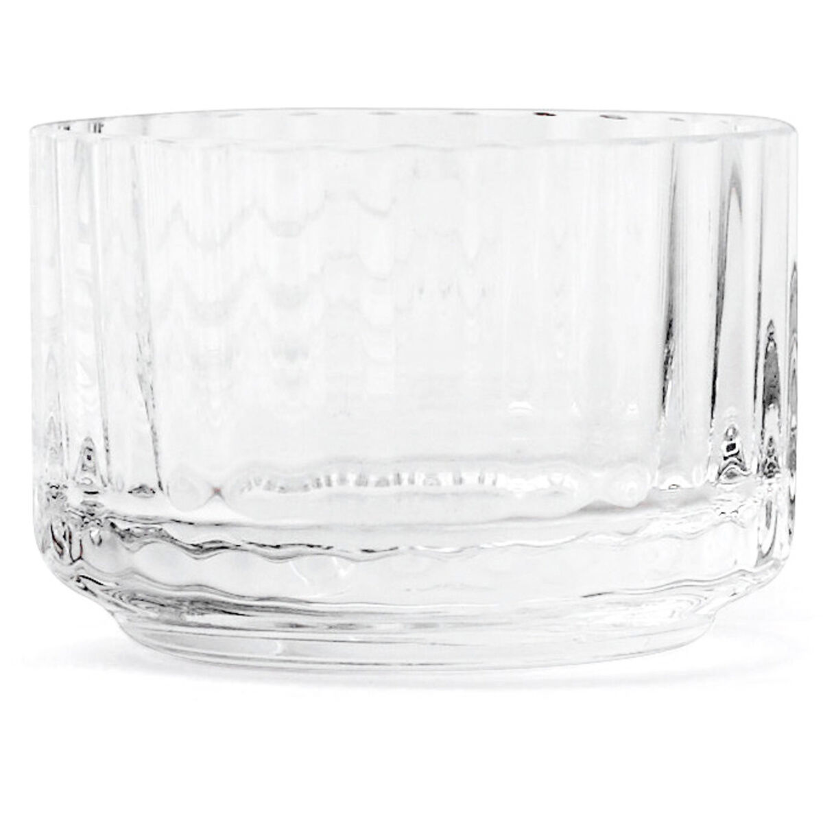 Lysestake, glass liten, klar