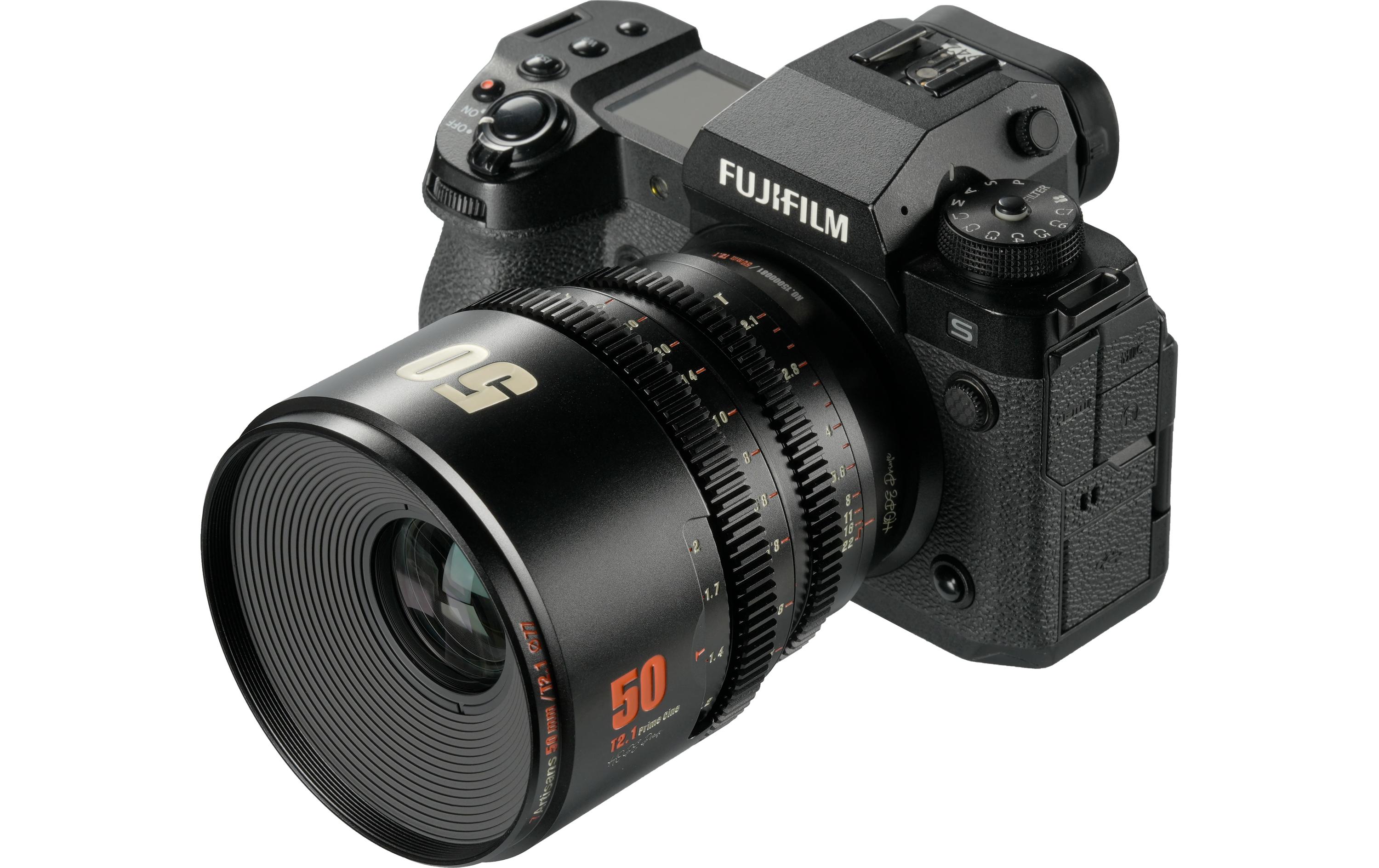 Festbrennweite 50mm T/2.1 – Fujifilm X-Mount<br>Kompaktes, leichtes Objektiv für Kameras mit Super35-Sensoren