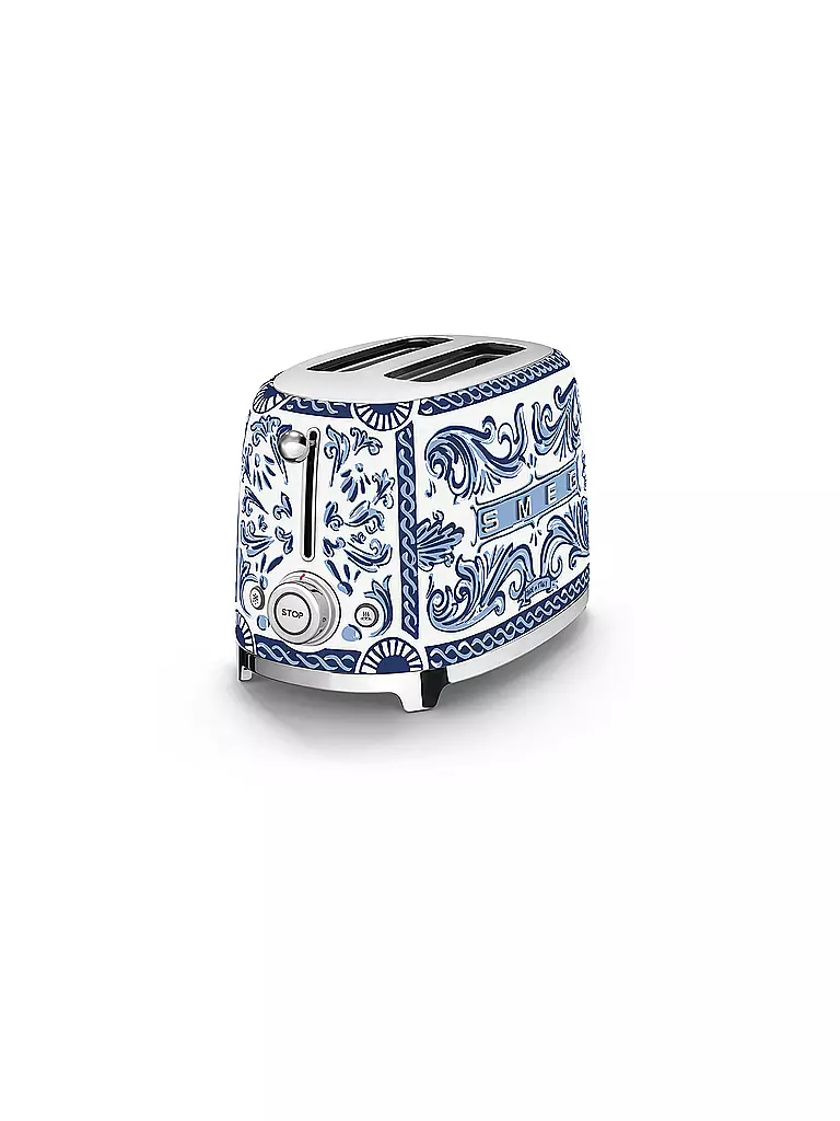 SMEG Toaster 2 Scheiben Dolce & Gabbana TSF01DGBEU Blu Mediterraeo blau