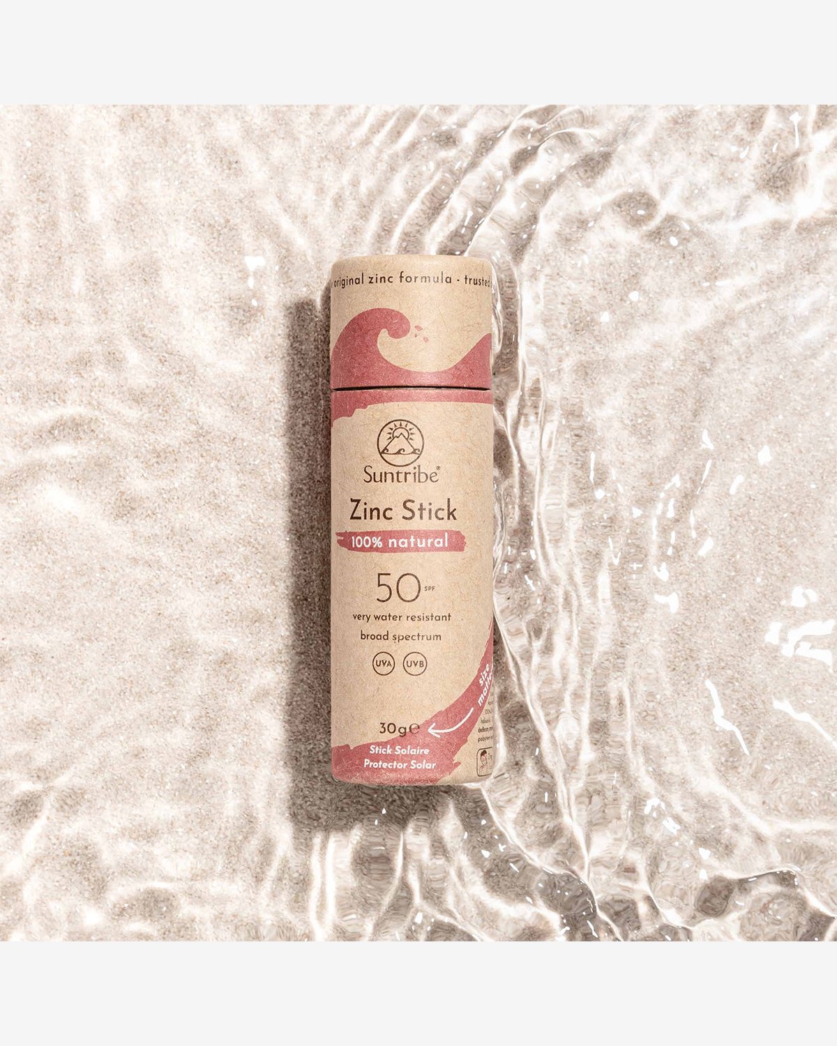 Solkrem, Sunstick SPF50 – 100% Naturlig – Zinc Stick 30ml