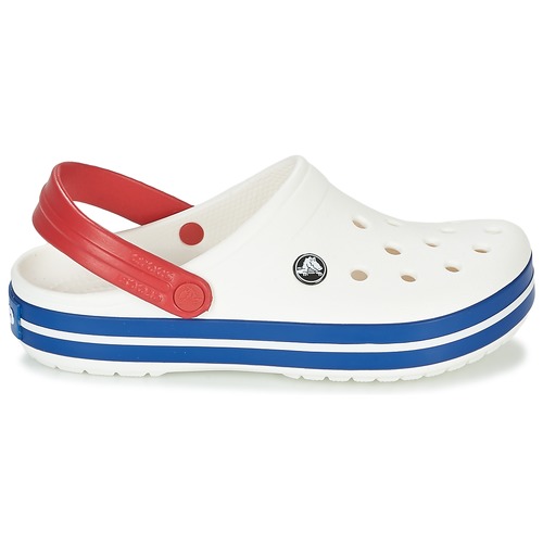 Crocs - CROCBAND - Blanc / bleu/ rouge