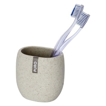Wenko Tandenborstelhouder Puro Beige
