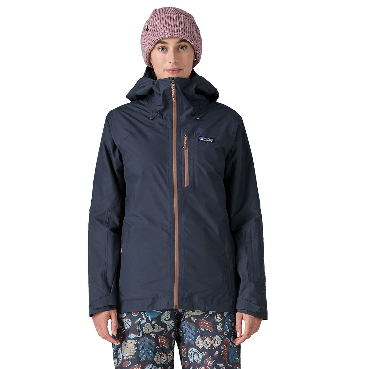 Patagonia Powder Town Insulated Skijakke, dame (Smolder Blue)