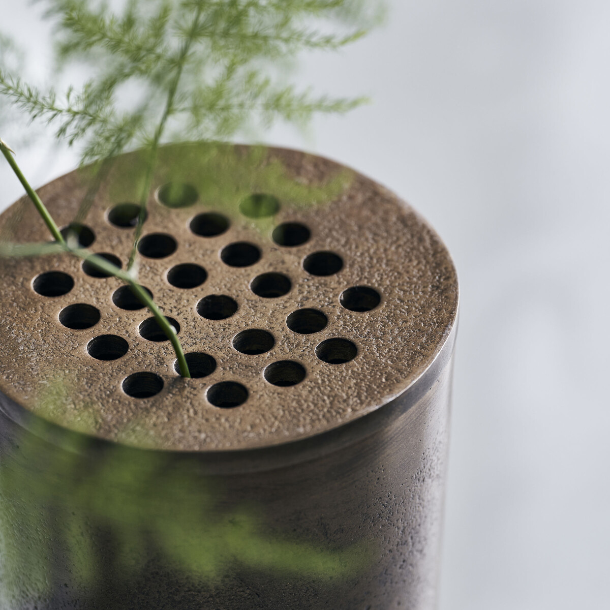 House Doctor - Vase - Flow - Metal - Antik Messing - 18 CM