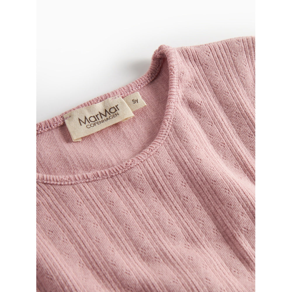 Køb MarMar Modal Pointelle Soft Berry Tamra Bluse