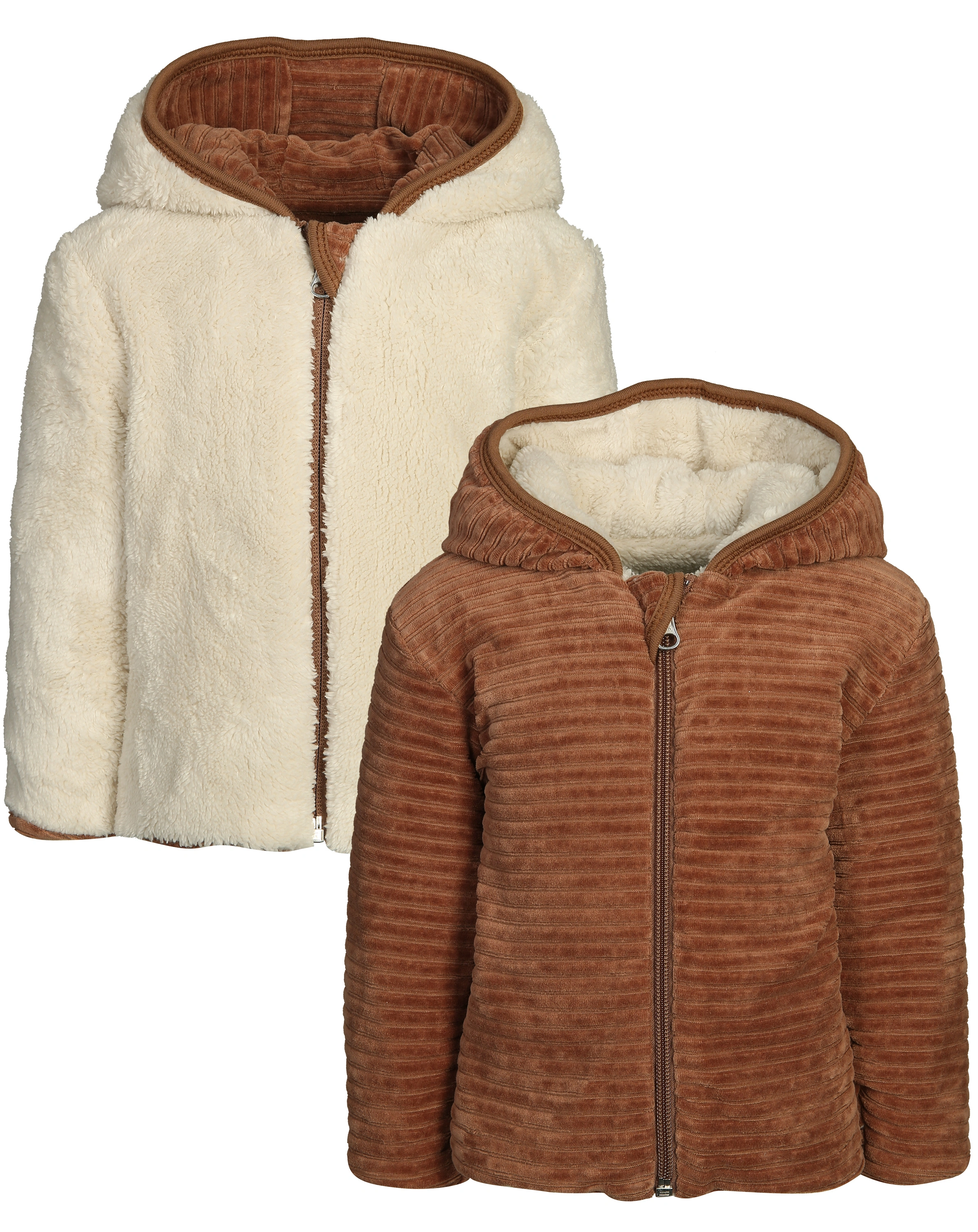 Wende-Jacke VIK gefüttert in hazel