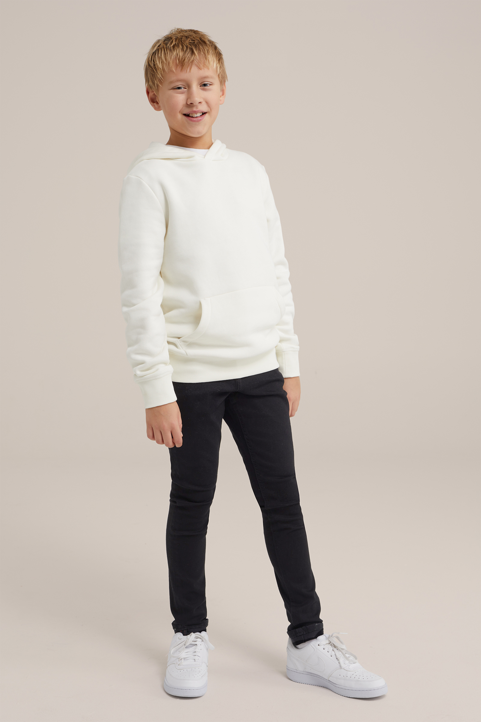 Jongens skinny fit jeans met stretch Blue Ridge Zwart