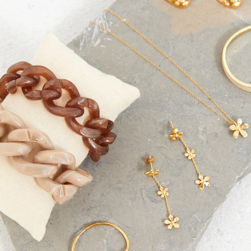 VANESSA BARONI  Great armbånd - Sand Marble