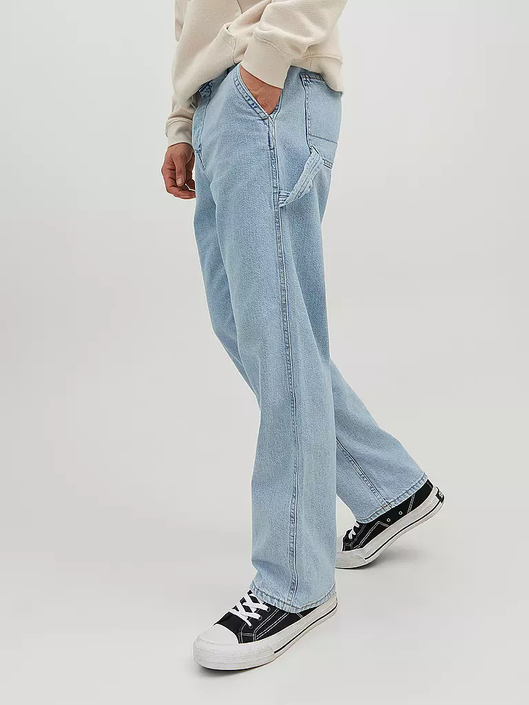JACK & JONES Jeans JJIEDDIE JJUTILITY MF hellblau