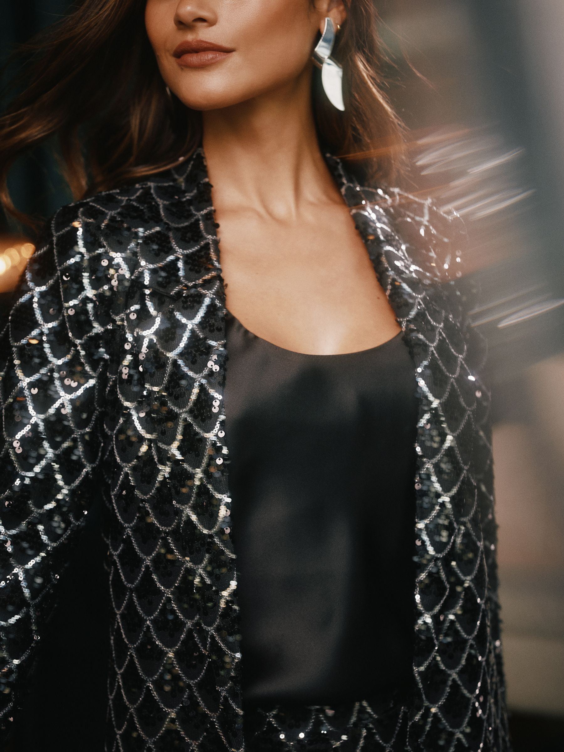 Lipsy - Relaxte blazer met print