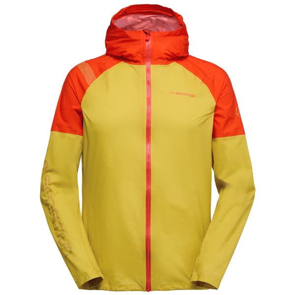 Veste trail LA SPORTIVA POCKETSHELL JKT M BAMBOO/CHERRY TOMATO