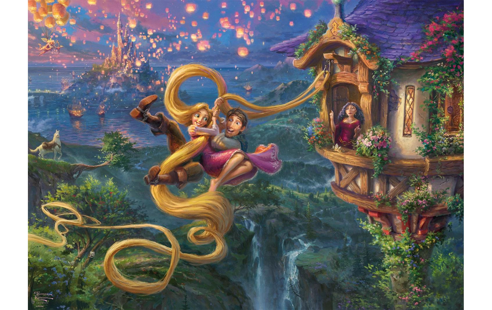Puzzle Disney Rapunzel Tangled up in Love1000 Teile – Erwachsenenpuzzle