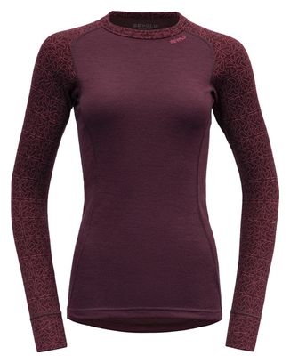 Sous-Maillot Manches Longues Devold Duo Active Mérinos 205 Rouge