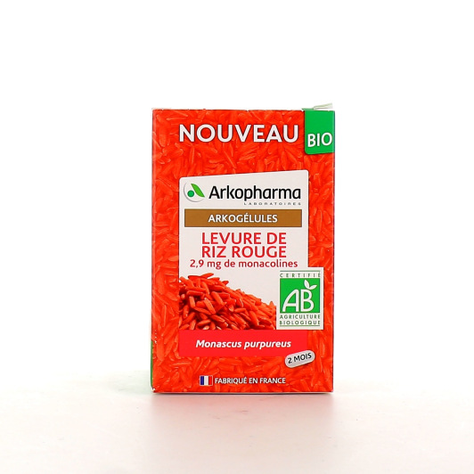 Arkogelules Levure de riz rouge bio - Cholesterol, lipides sanguins