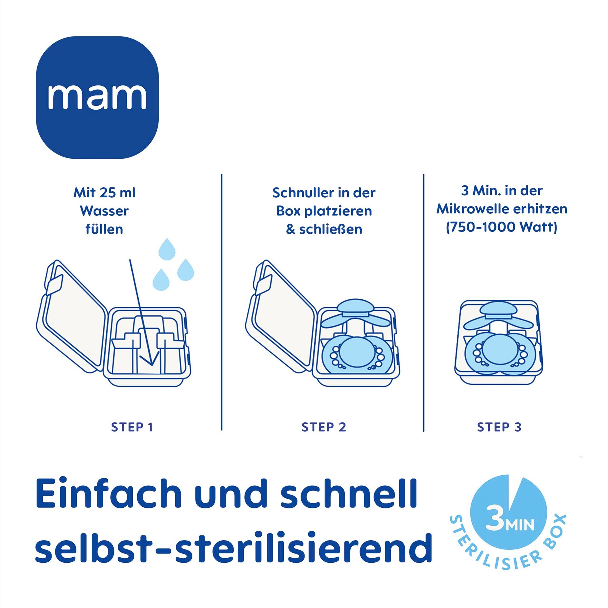 MAM 4er-Pack Schnuller Perfect Day+Night Silikon, 0-6 M