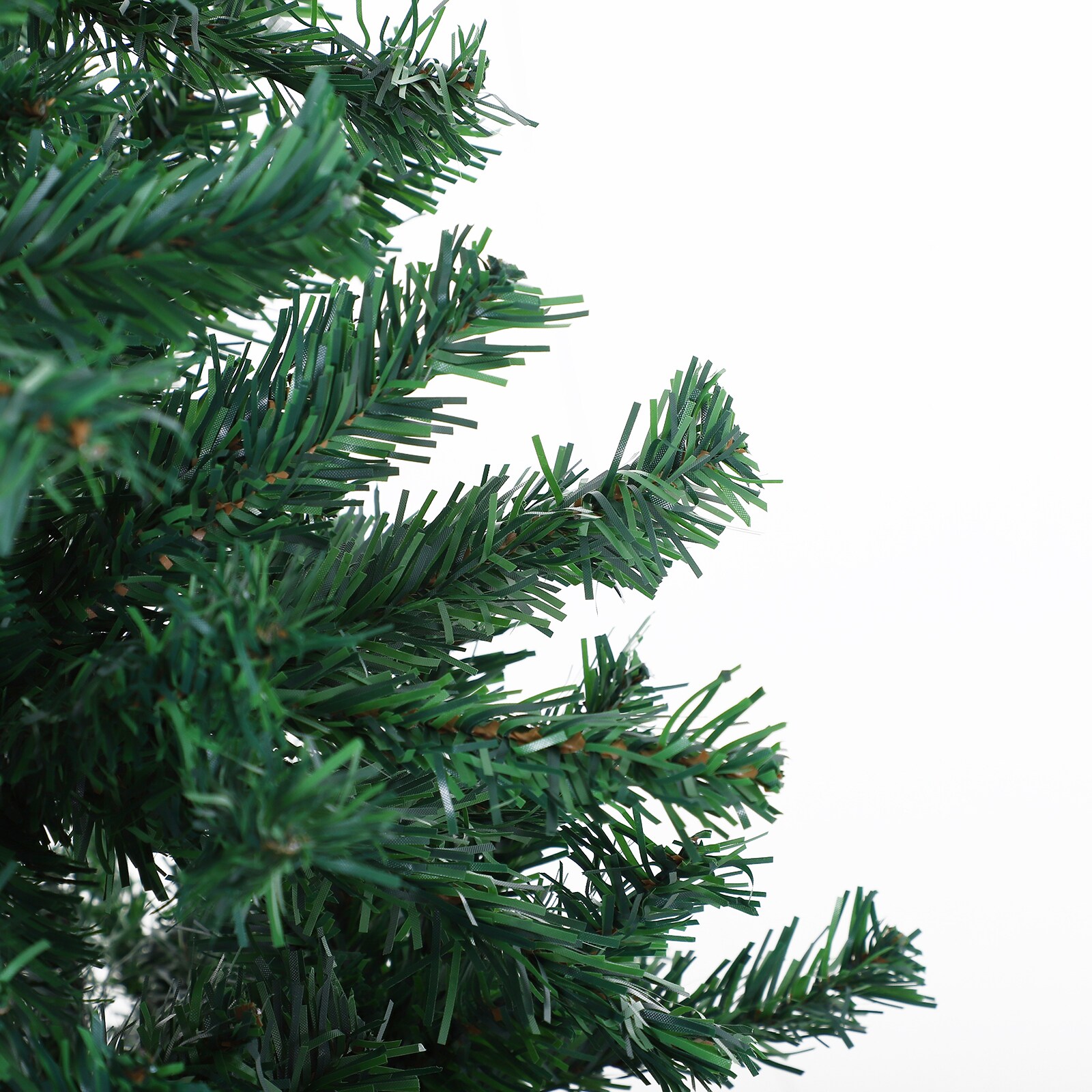 HOMCOM Künstlicher Weihnachtsbaum mit 1000 Spitzen und Standfuß grün 102 x 180 cm (ØxH)