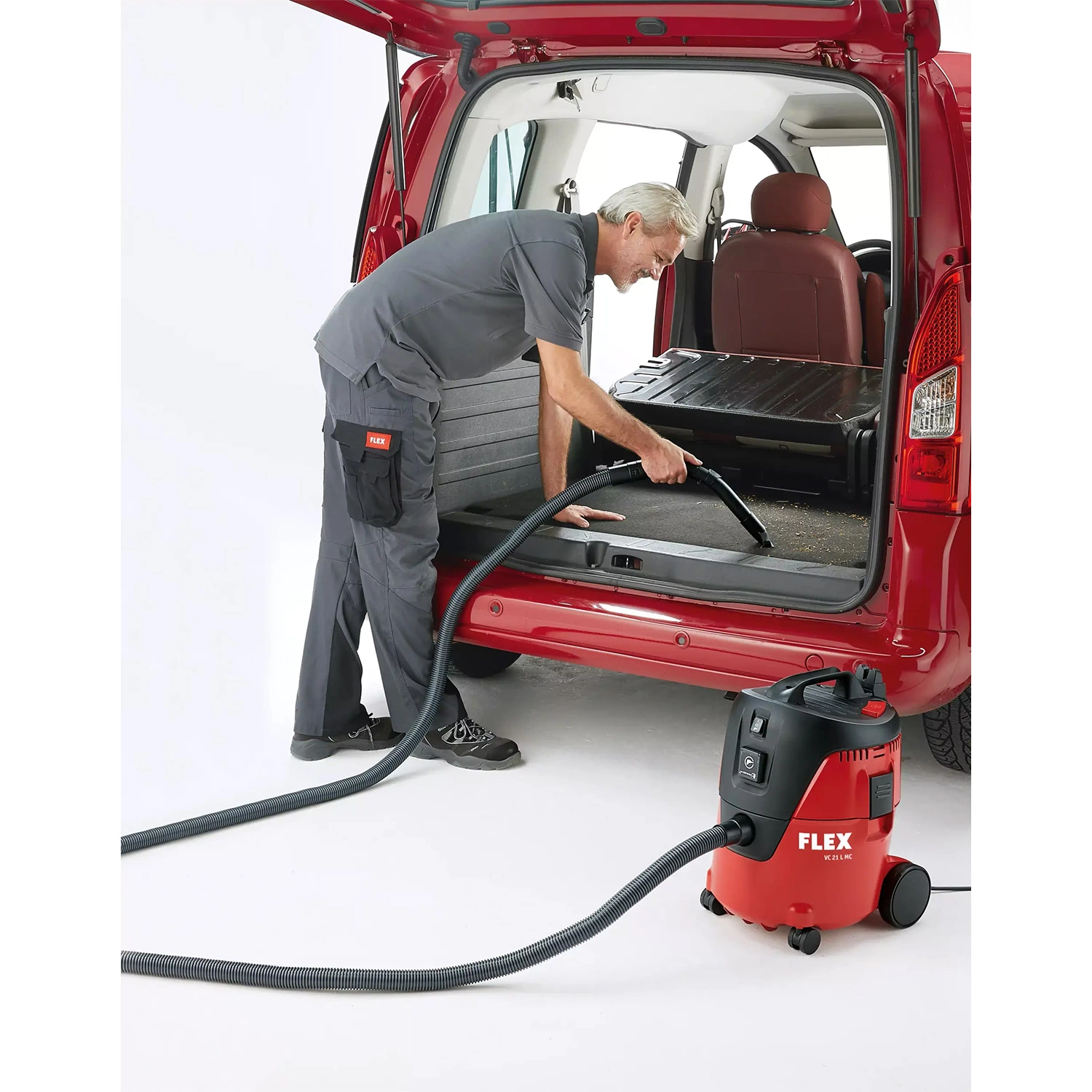 Flex VC21LMC Bouwstofzuiger incl. filterzakken (5st) - 1250W - L-klasse - 20L