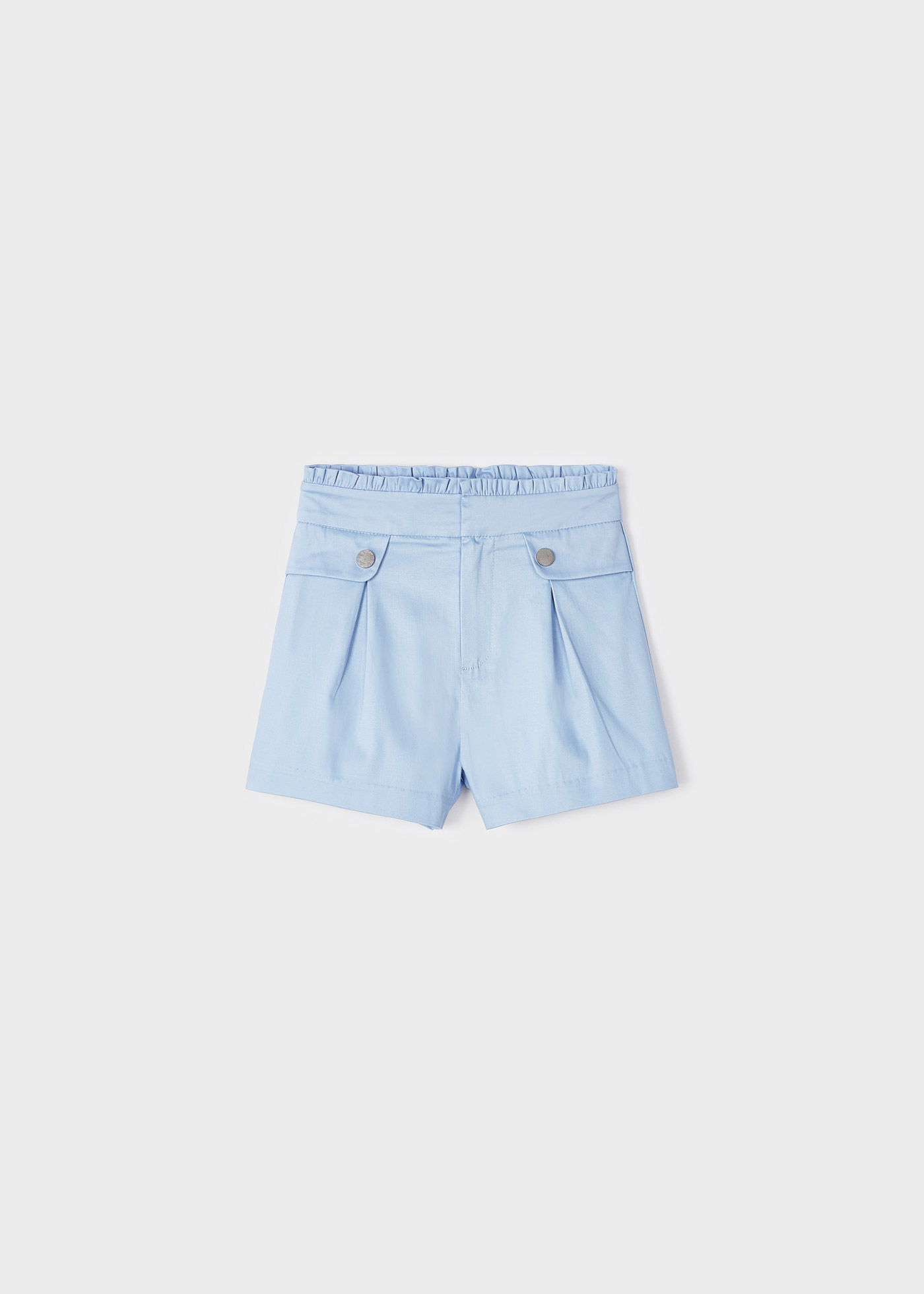 Calções de algodão acetinado para meninas