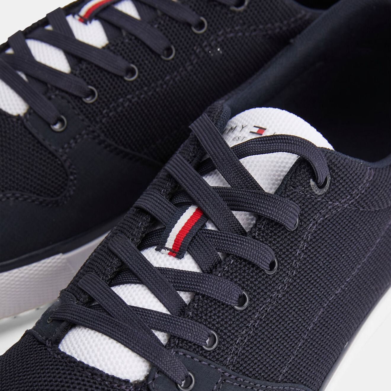Tommy Hilfiger Baskets Core Mix Mesh Vulc bleu marine