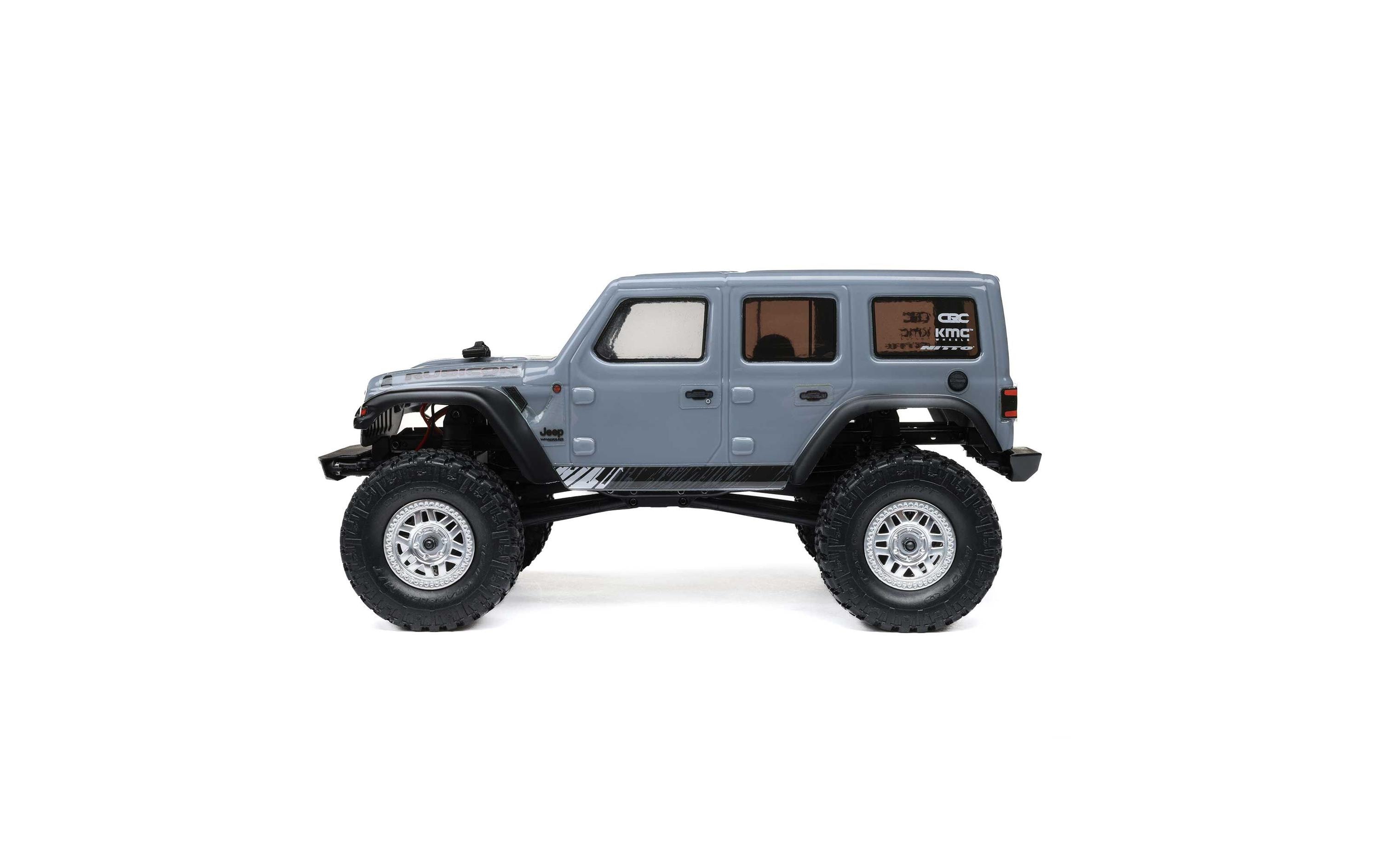 Scale Crawler SCX24 Jeep JLU Wrangler Grau, RTR, 1:24<br>4WD Mini Crawler im Massstab 1:24