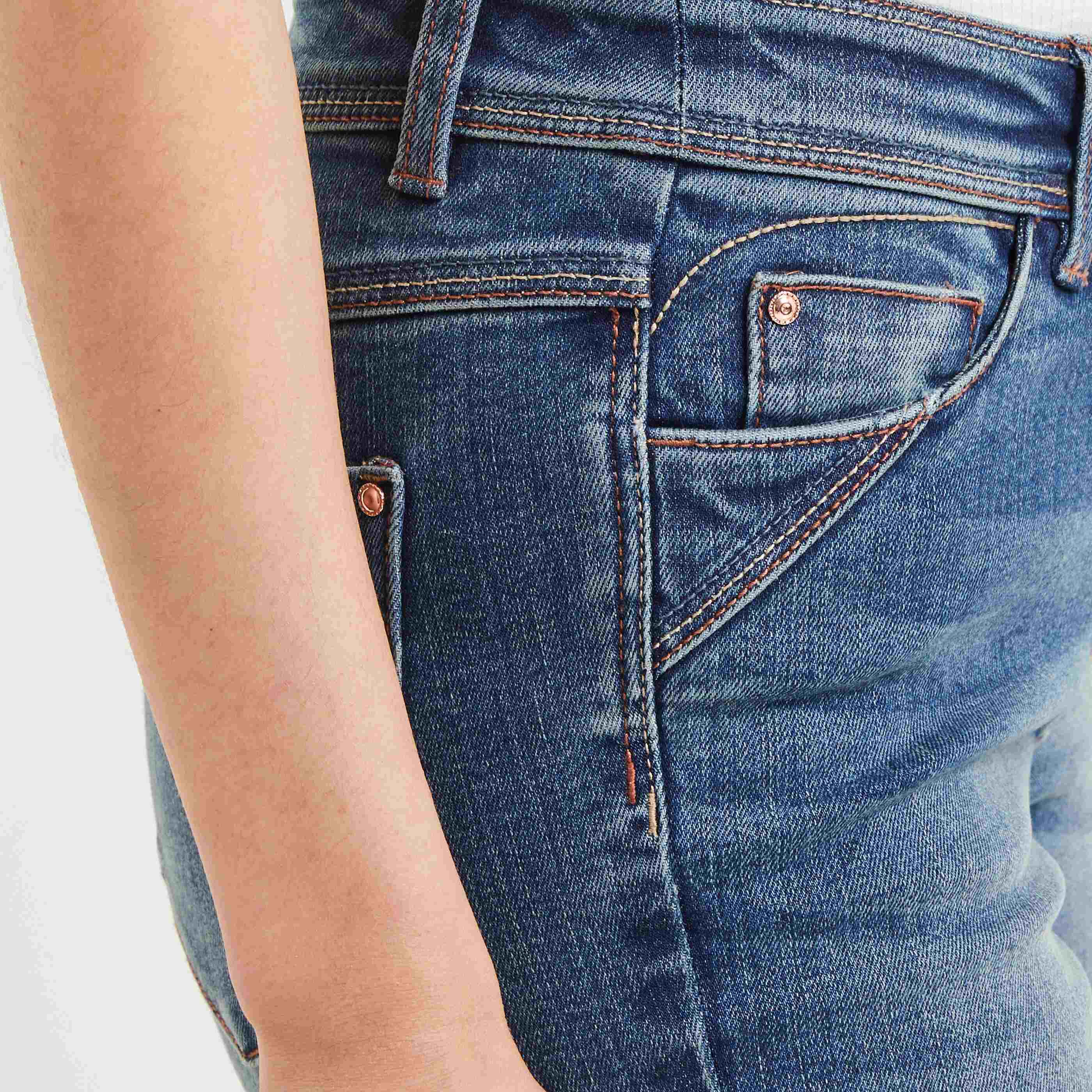 Jean slim LONDON femme - STONE