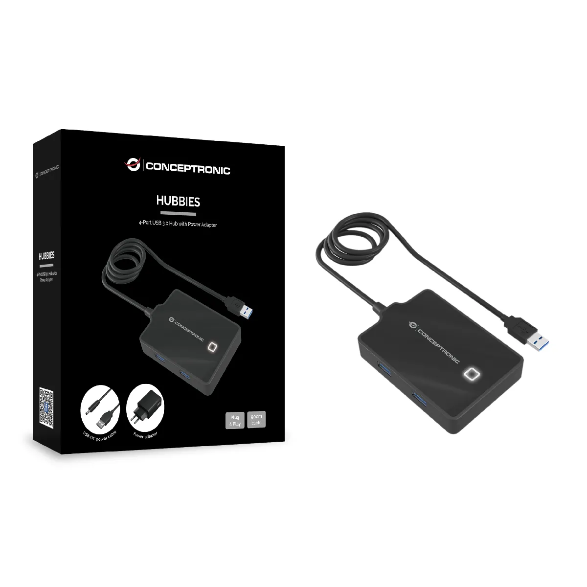 Conceptronic HUBBIES11BP - Noir