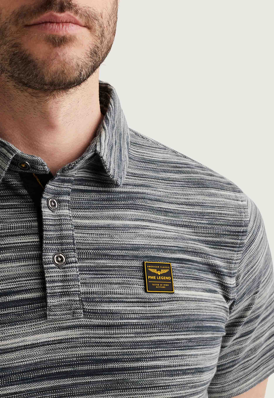 PME Legend Pique Striped Polo