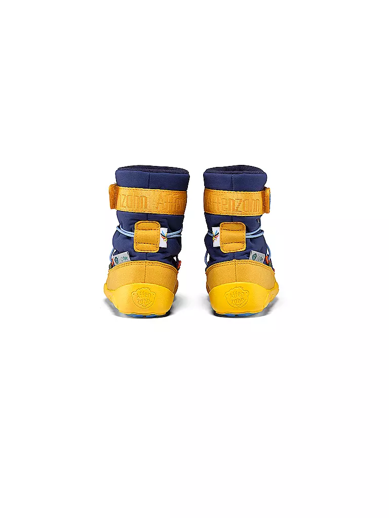 AFFENZAHN Kinder Winterstiefel  VEGAN SNOWY Tukan dunkelblau