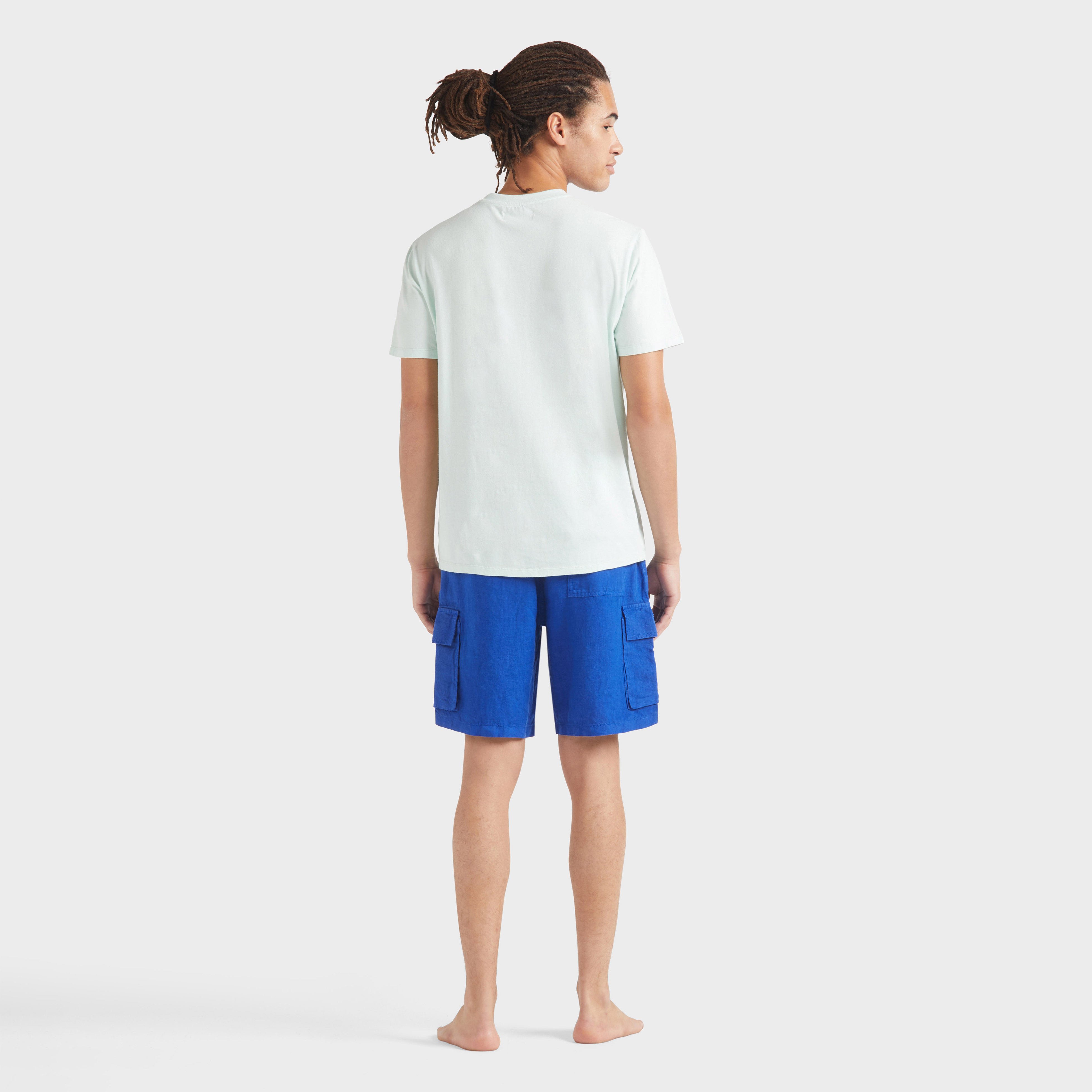 T-shirt en coton organique homme Tortue brodée