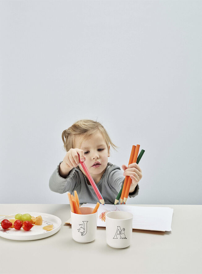 RIG TIG Moomin ABC kop Moomin white