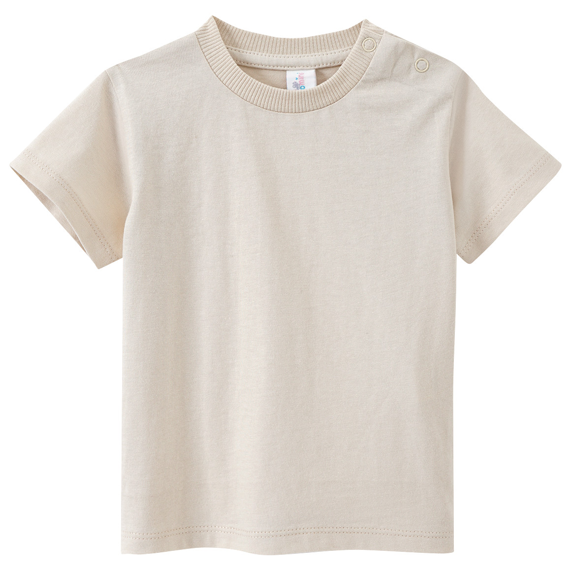 Topomini Baby Latzhose und T-Shirt im Set hellblau / beige
