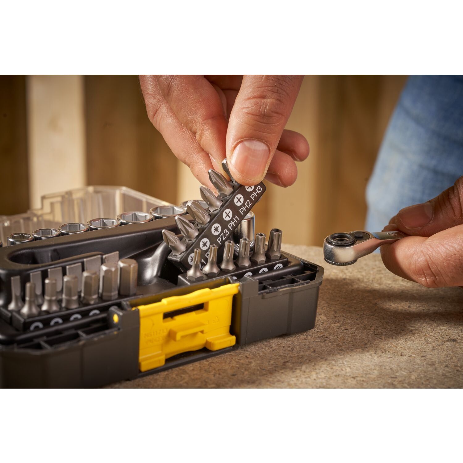 Stanley FMMT19101-0 FATMAX PRO-STACK Doppenset 1/4\